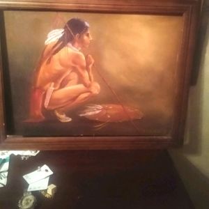 Painting of America Indian